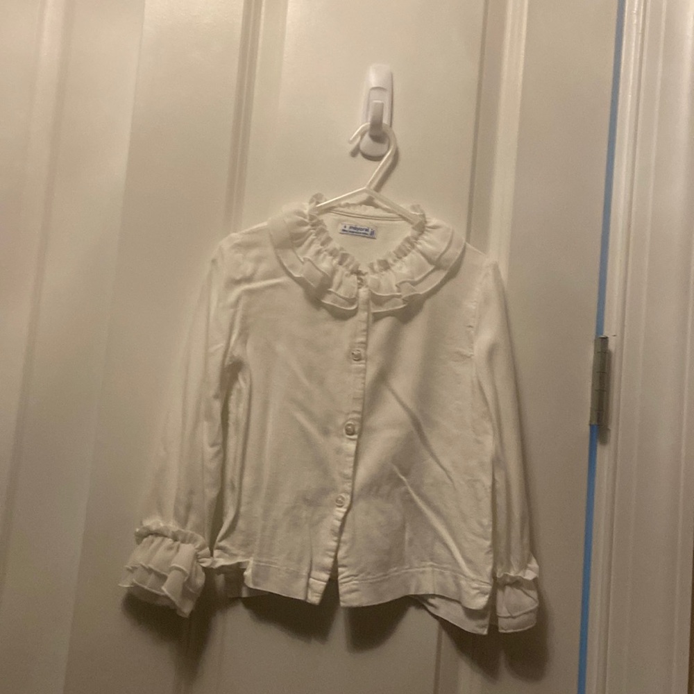 Mayoral Girls ruffle blouse